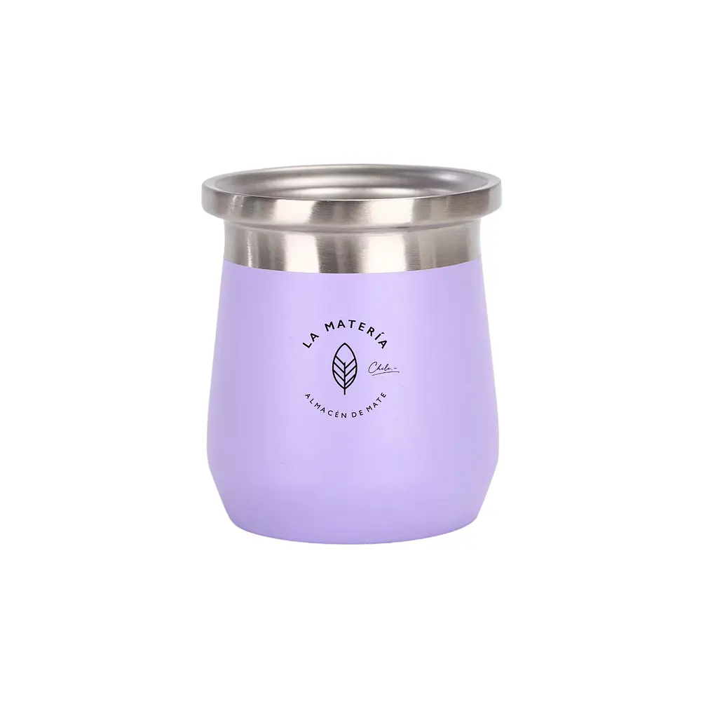 Mate de acero Cima Lila by La Matería Chile 