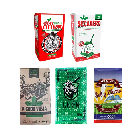 Pack 3 Yerba Mate Artesanal barbacuá a elección