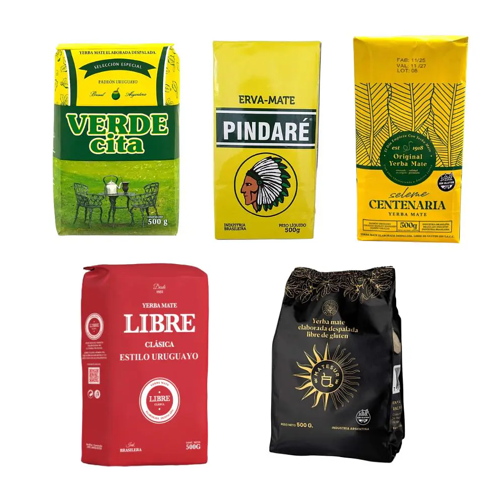 Pack 3 Yerba Mate molienda uruguaya a elección 