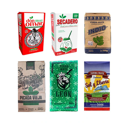Pack 3 Yerba Mate Artesanal barbacuá a elección