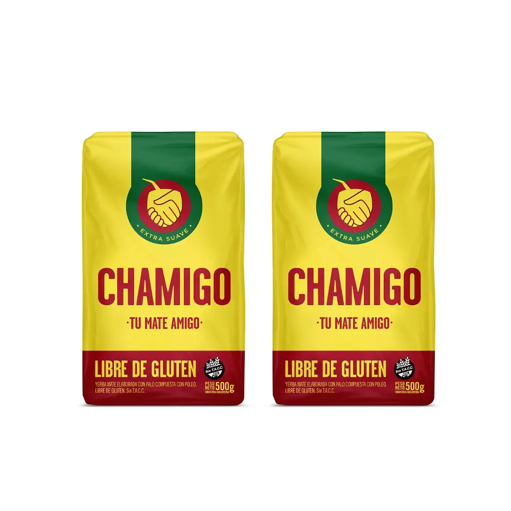 Pack de 2 Yerba Mate Chamigo Extra Suave 