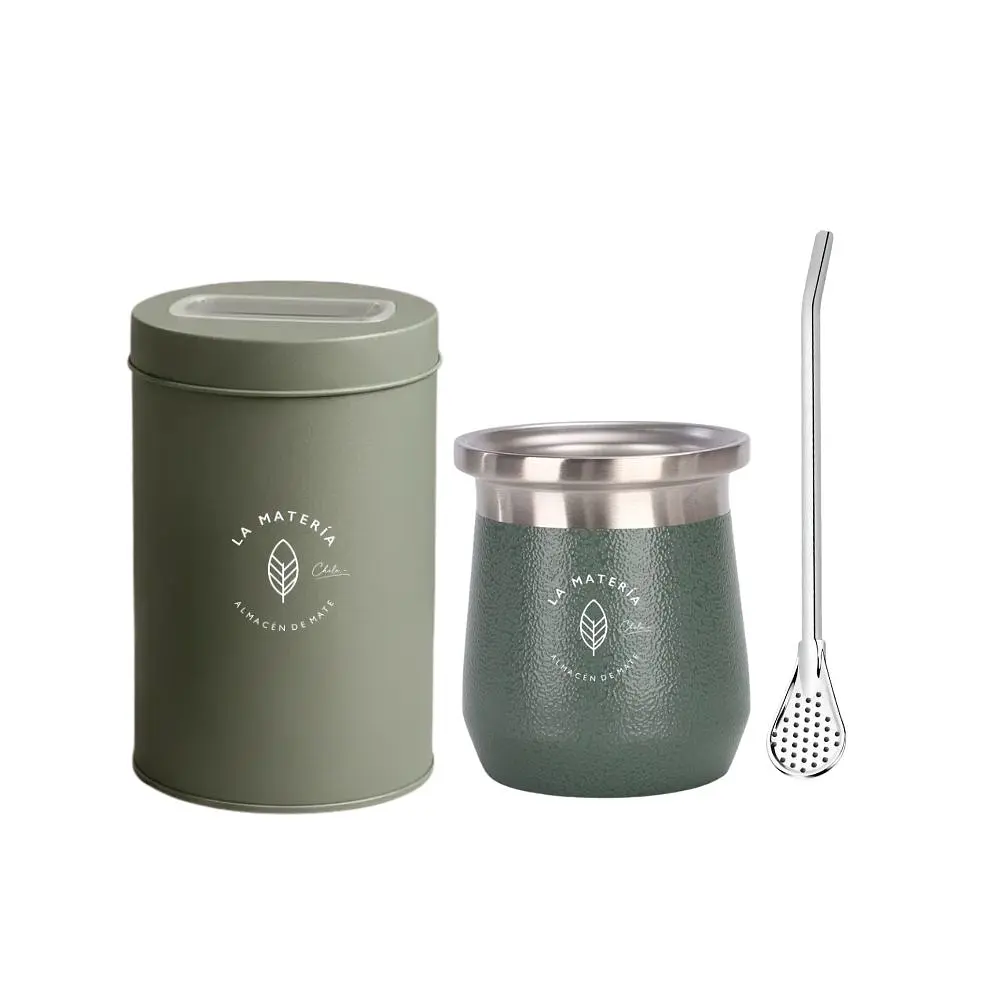 Set matero pro verde militar 