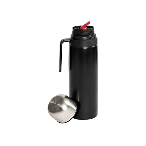 Termo Media Manija 1L Doble Capa con dispenser para mate