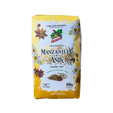 Yerba Mate Pajarito Manzanilla y Anis