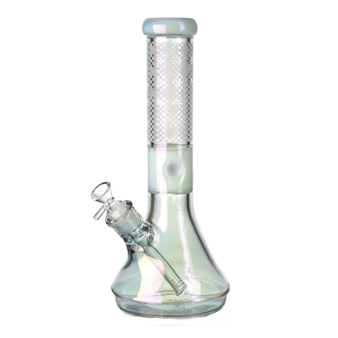 CALVO GLASS - BEAKER ARENADO Y TORNASOL  1