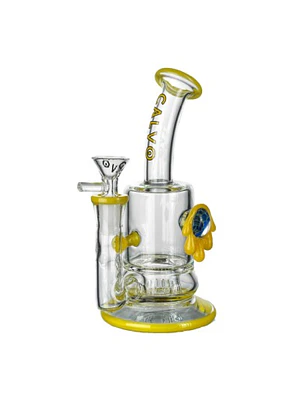 CALVO GLASS - BONG MINI IMPLOSION AMARILLO
