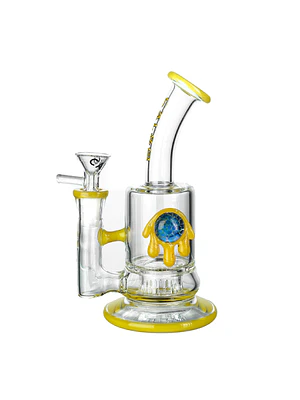 CALVO GLASS - BONG MINI IMPLOSION AMARILLO