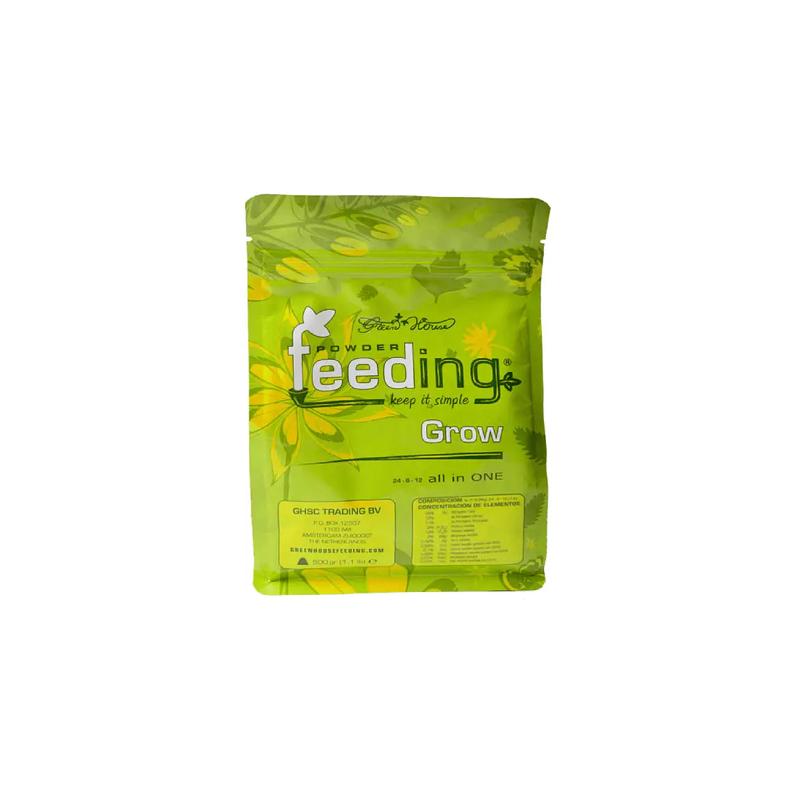 GREEN HOUSE - POWDER FEEDING GROW 3