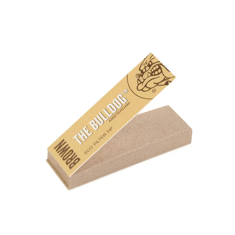 BULLDOG - TIPS CARTON BROWN ECO  1