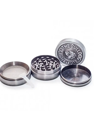 BULLDOG - GRINDER METALICO SILVER 4PCS 
