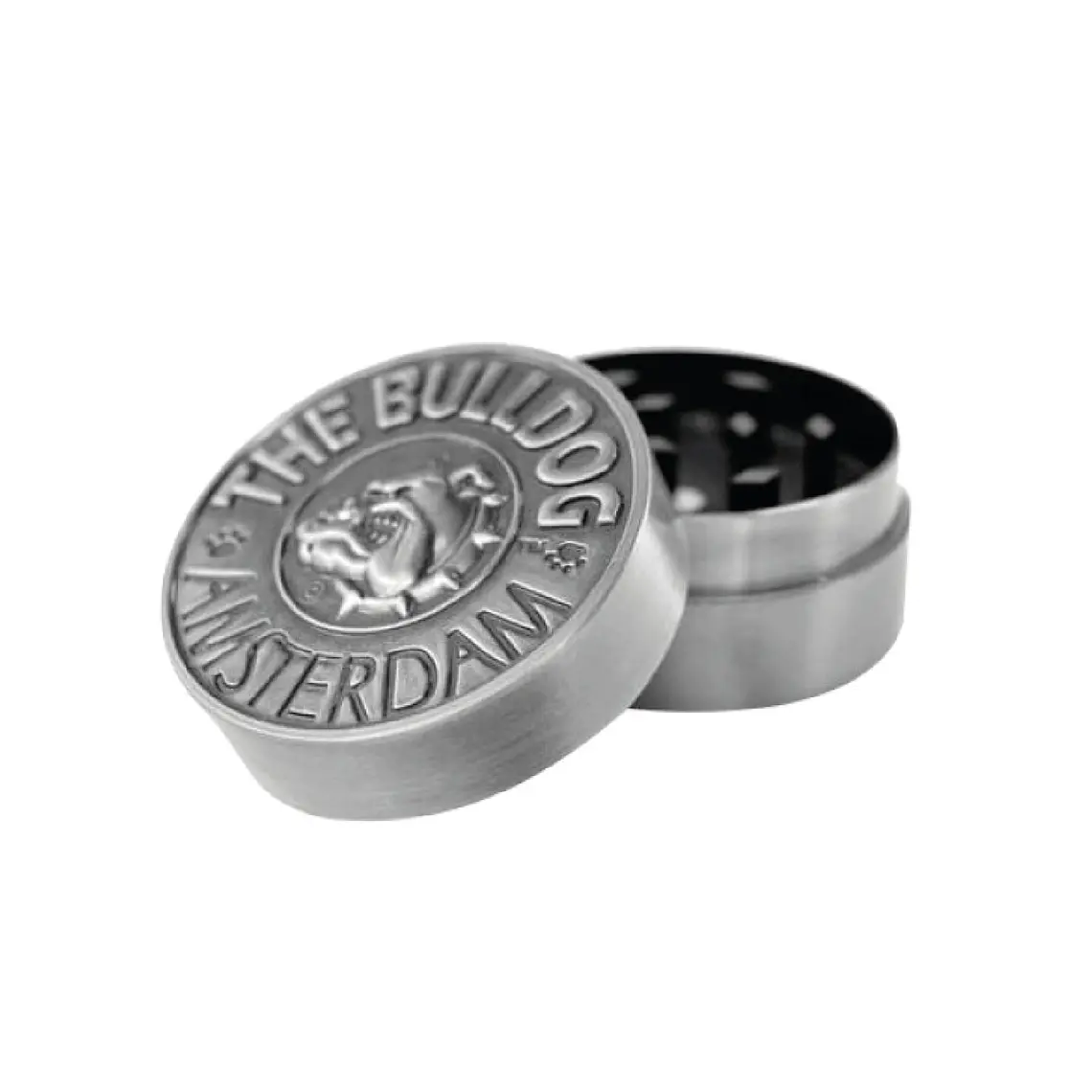 BULLDOG - GRINDER METALICO SILVER 2 PARTES  1