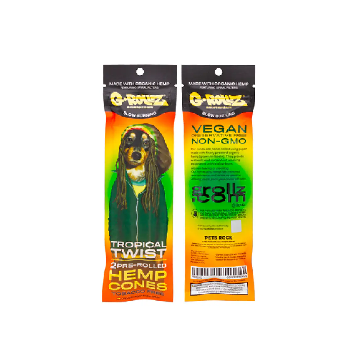 G-ROLLZ - HEMP WRAPS PRE-ROLLED X2 1