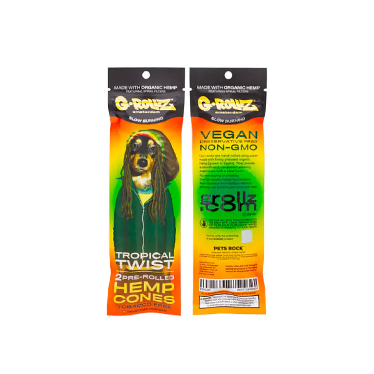 G-ROLLZ - HEMP WRAPS PRE-ROLLED X2 1