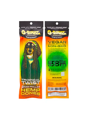 G-ROLLZ - HEMP WRAPS PRE-ROLLED X2