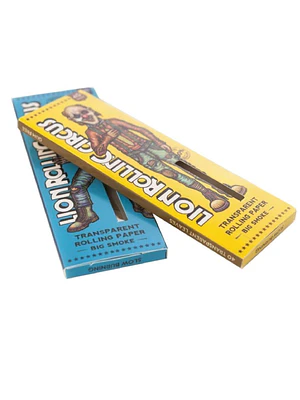 LION ROLLING CIRCUS - PAPELILLOS TRANSPARENTES SUPER SIZE 