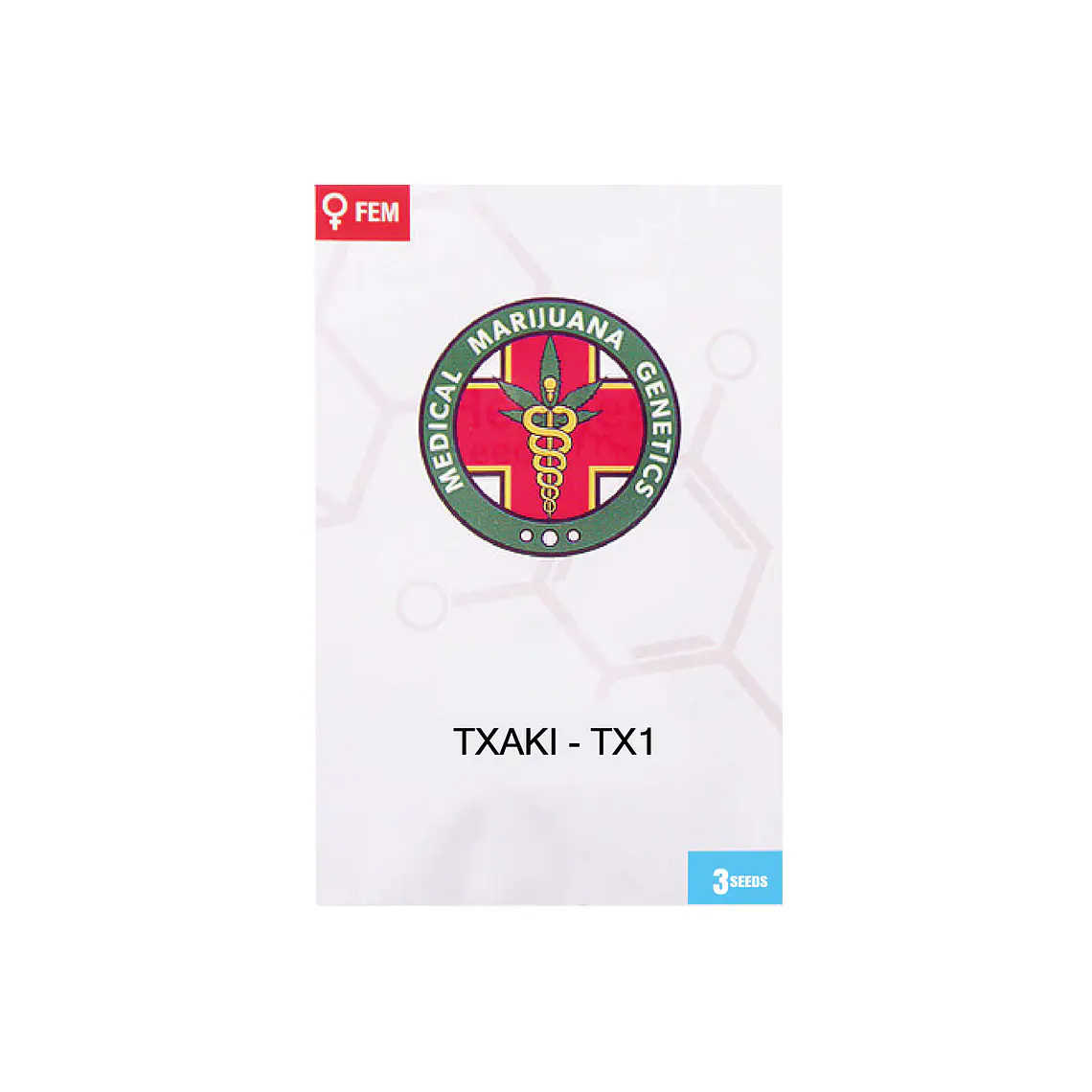 MEDICAL MARIJUANA GENETICS - TXAKI CBD - TX1 X3 1