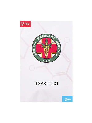 MEDICAL MARIJUANA GENETICS - TXAKI CBD - TX1 X3
