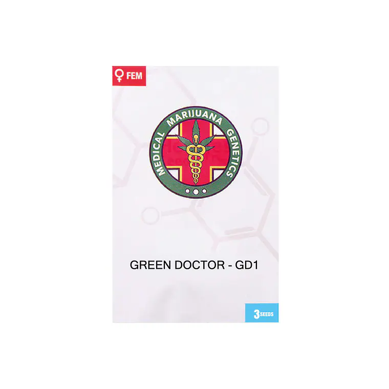 MEDICAL MARIJUANA GENETICS - GREEN DOCTOR CBD - GD1 X3 1