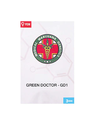 MEDICAL MARIJUANA GENETICS - GREEN DOCTOR CBD - GD1 X3
