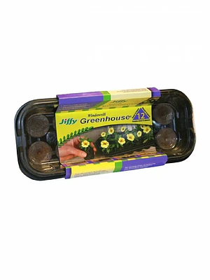 JIFFY - MICRO INVERNADERO 12 JIFFYS 