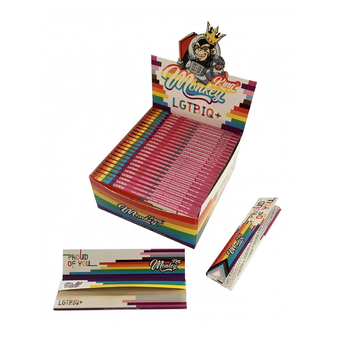 MONKEY KING - PAPELILLO LGTBIQ KING SIZE  1