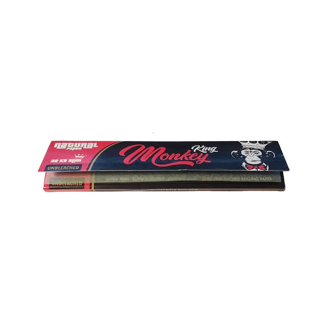 MONKEY KING - PAPELILLOS KING SIZE SLIM UNBLEACHED  1