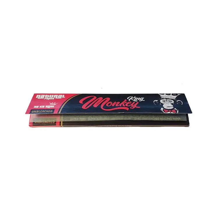MONKEY KING - PAPELILLOS KING SIZE SLIM UNBLEACHED  1