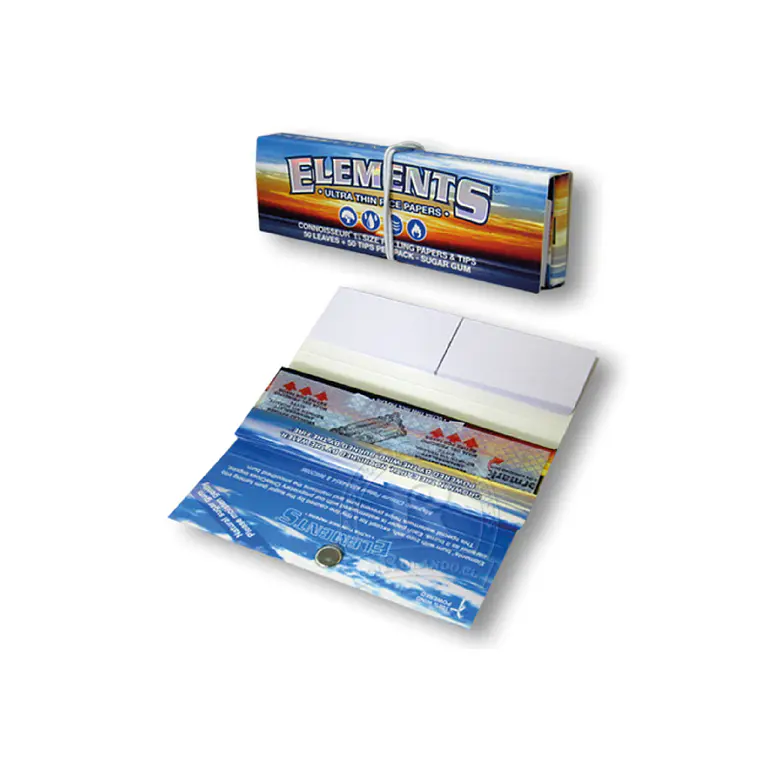 ELEMENTS - PAPELILLOS 1 1/4 CONNOISEUR + TIPS  1