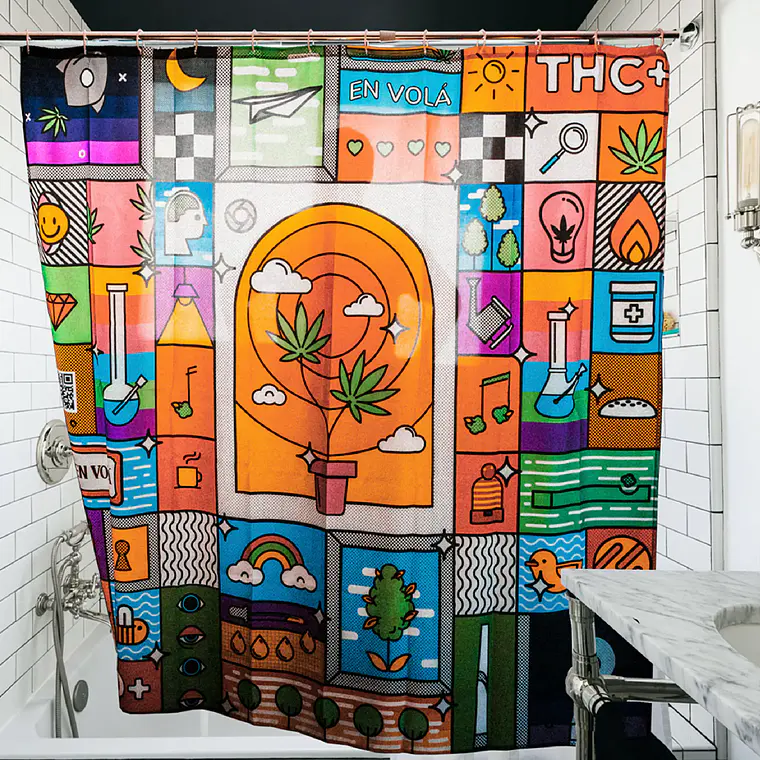 EN VOLA - CORTINA DE BAÑO 2