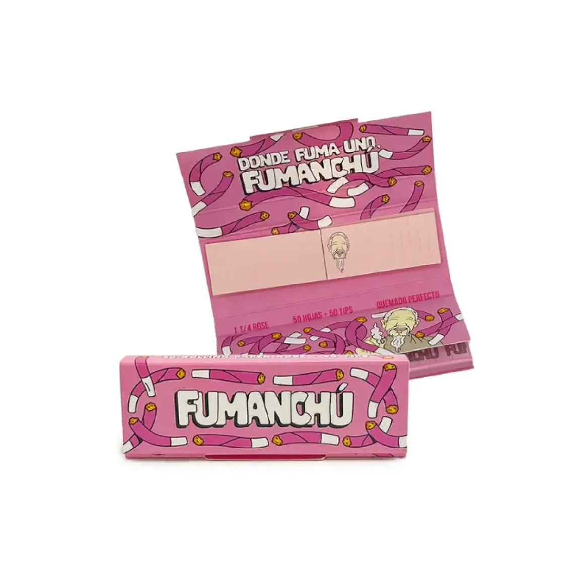 FUMANCHU - PAPELILLOS PINK 1 1/4 + TIPS  1