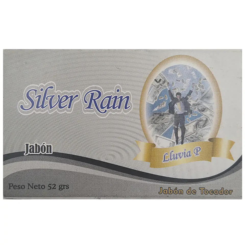 Jabón lluvia de plata 1