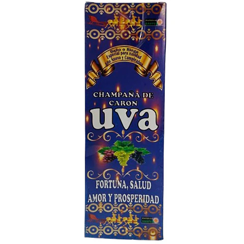 Baño espumoso uva