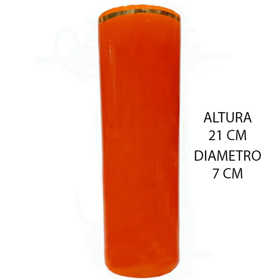 Velón naranja 2