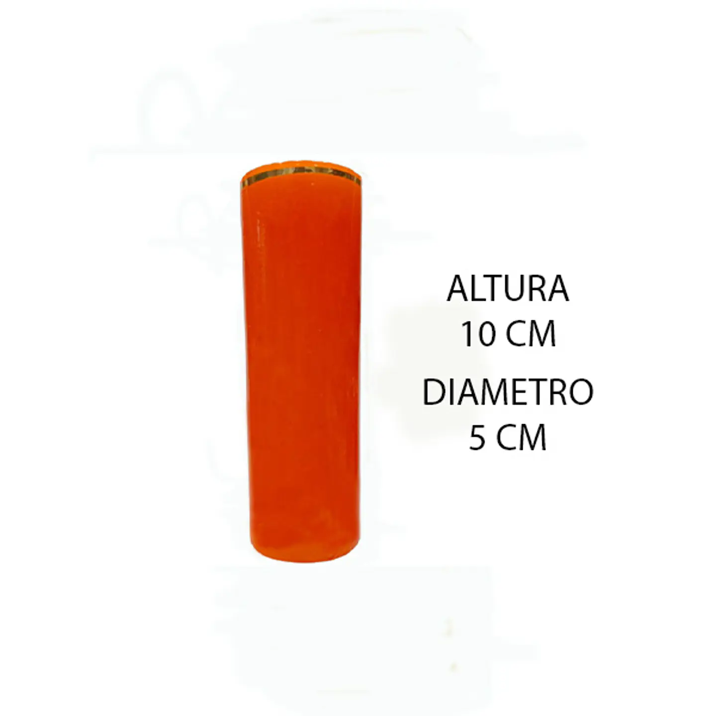 Velón naranja 1