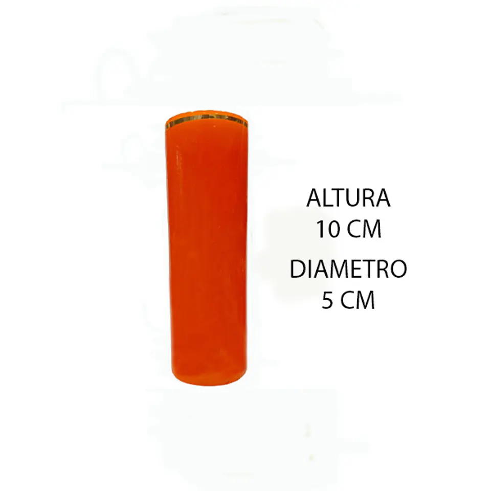 Velón naranja 1