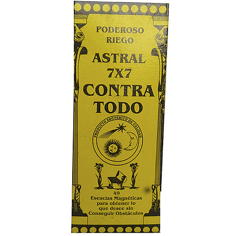 Riego astral 7 x 7 amarillo