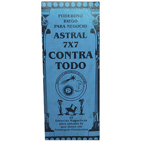 Riego astral 7 x 7 azul