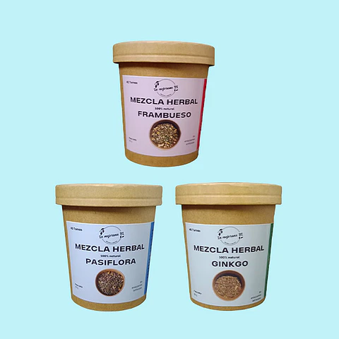 Kit 3 mezclas herbales