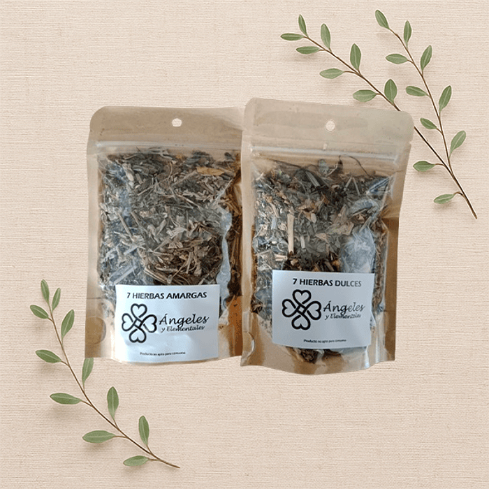 Kit de 7 hierbas amargas y 7 hierbas dulces
