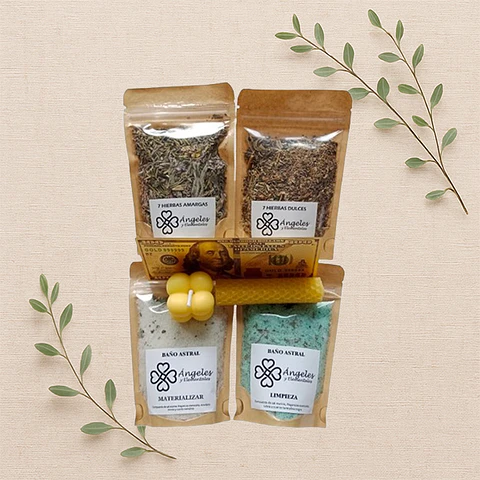Mini kit de baños astrales