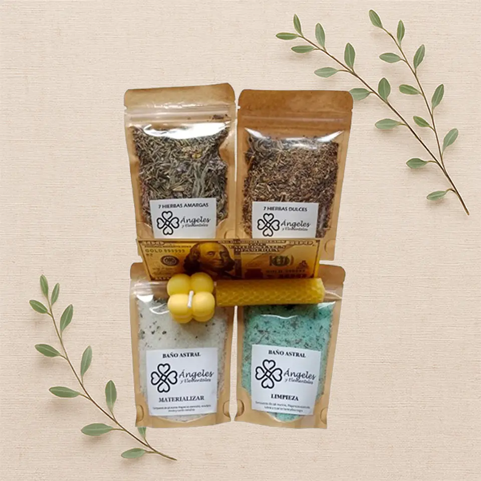 Mini kit de baños astrales 1