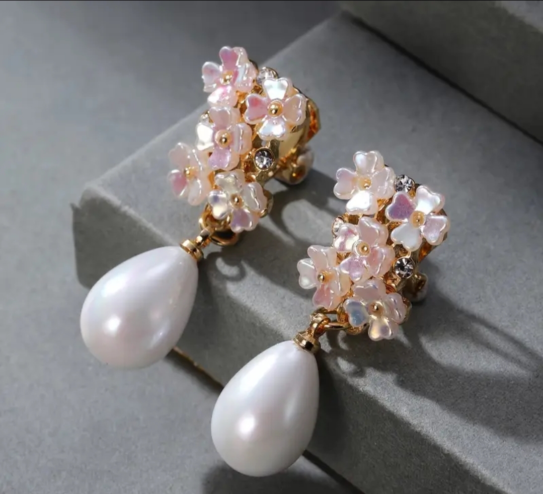 AROS FLORAL BLANCO