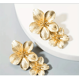 AROS FLORES LARGAS GOLDEN BRILLANTE