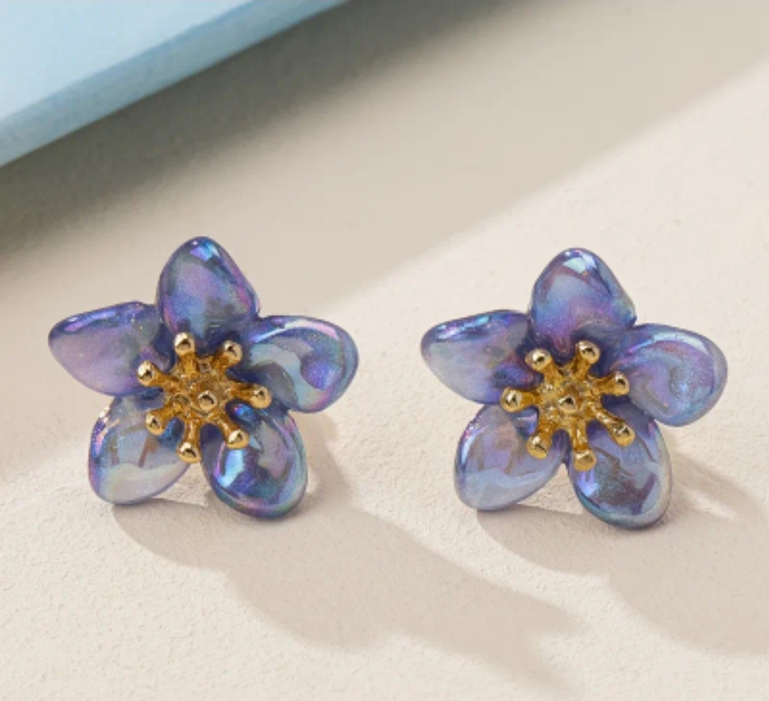 AROS FLORES AZULES