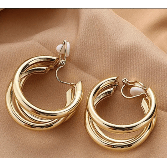 AROS ARGOLLA TRIPLE DORADA