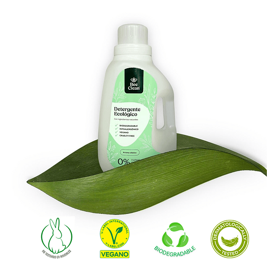 Detergente Ecológico e hipoalergénico