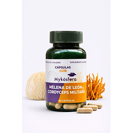 Capsulas Melena / Cordyceps DUO 60 caps. 500 mg.