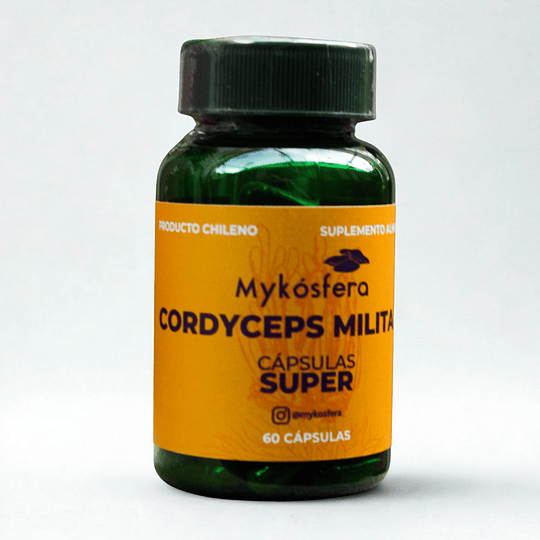 Capsulas Cordyceps Militaris Súper-60 caps. 500 mg.