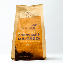 Café Grano (Arabico Boliviano) Cordyceps 250 grs.