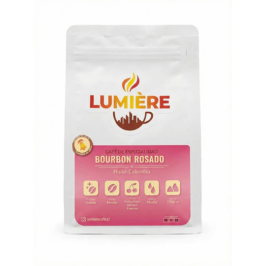 Cafe Bourbon Rosado Molido 250 grs.